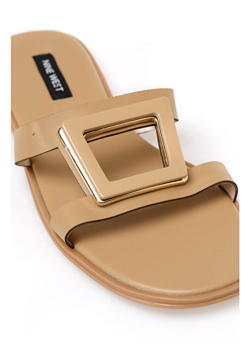 RESSAY 3FX Krem Kadın Düz Terlik - Görsel 8