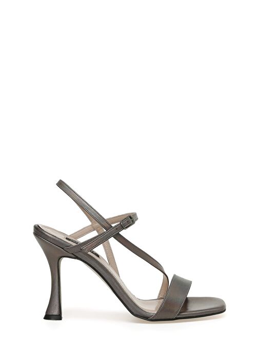 FIT 3FX Antrasit Kadın Topuklu Sandalet - Görsel 2