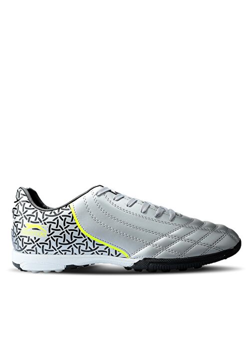 Slazenger HINO HS Erkek Futbol Ayakkabı Gri / Siyah - Görsel 2