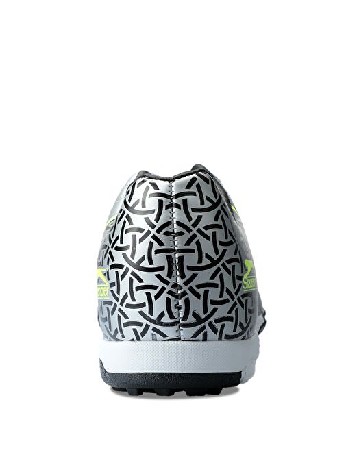 Slazenger HINO HS Erkek Futbol Ayakkabı Gri / Siyah - Görsel 7