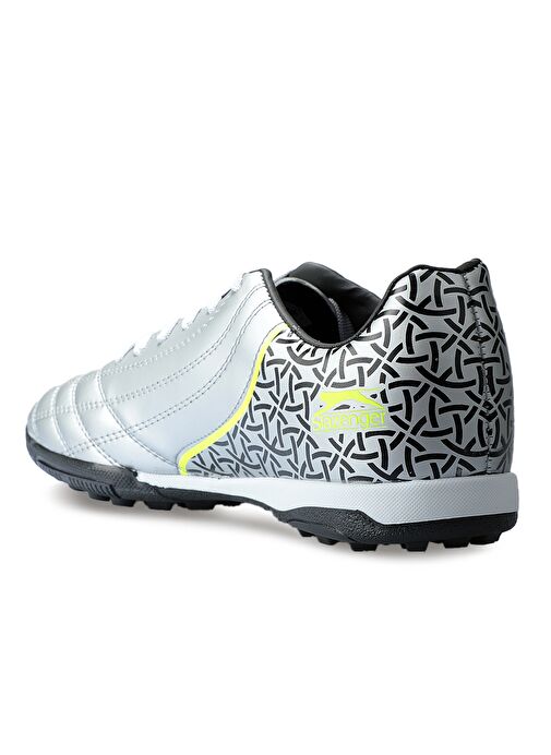 Slazenger HINO HS Erkek Futbol Ayakkabı Gri / Siyah - Görsel 4