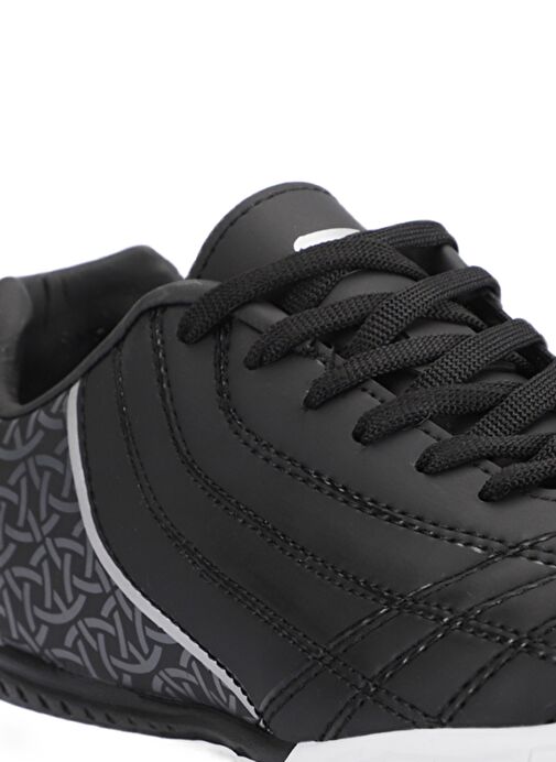 Slazenger HINO HS Erkek Çocuk Futbol Ayakkabı Siyah / Gri - Görsel 5