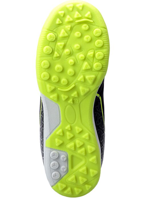 Slazenger HINO HS Erkek Çocuk Futbol Ayakkabı Siyah / Sarı - Görsel 8