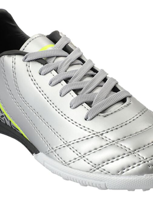 Slazenger HINO HS Erkek Çocuk Futbol Ayakkabı Gri / Siyah - Görsel 5