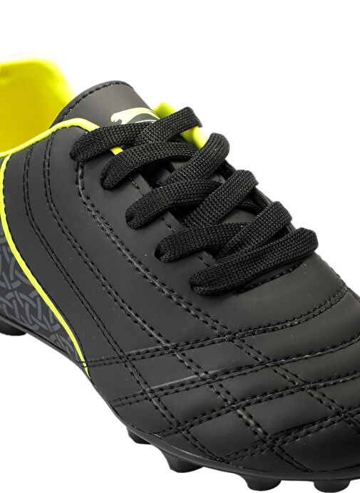 Slazenger HINO KR Erkek Futbol Ayakkabı Siyah / Sarı - Görsel 5