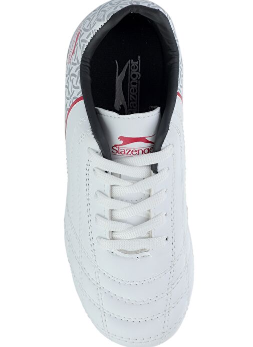 Slazenger HINO KR Erkek Futbol Ayakkabı Beyaz / Siyah - Görsel 6