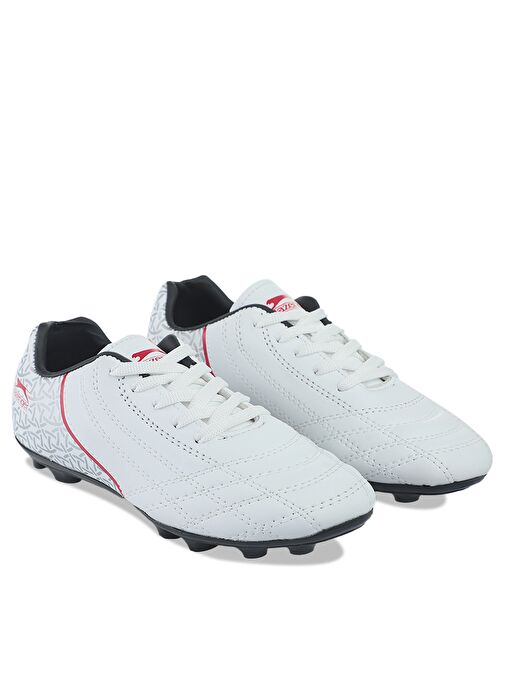 Slazenger HINO KR Erkek Futbol Ayakkabı Beyaz / Siyah - Görsel 3