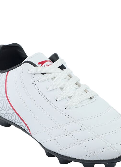 Slazenger HINO KR Erkek Futbol Ayakkabı Beyaz / Siyah - Görsel 5