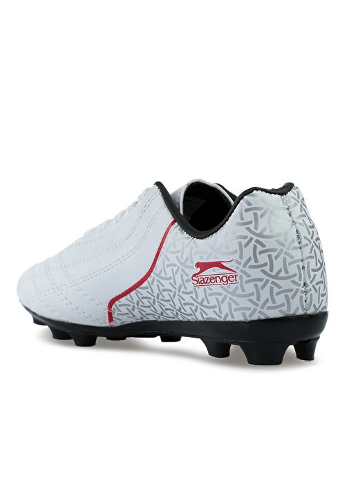 Slazenger HINO KR Erkek Futbol Ayakkabı Beyaz / Siyah - Görsel 4
