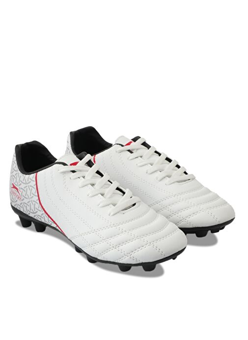 Slazenger HINO KR Erkek Çocuk Futbol Ayakkabı Beyaz / Siyah - Görsel 3