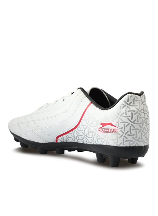 Slazenger HINO KR Erkek Çocuk Futbol Ayakkabı Beyaz / Siyah - Görsel 4