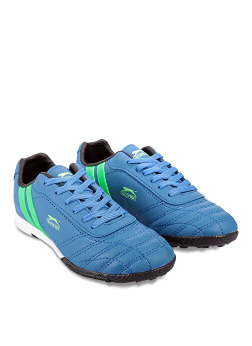 Slazenger HENRIK HS Erkek Futbol Ayakkabı Saks Mavi / Yeşil - Görsel 3