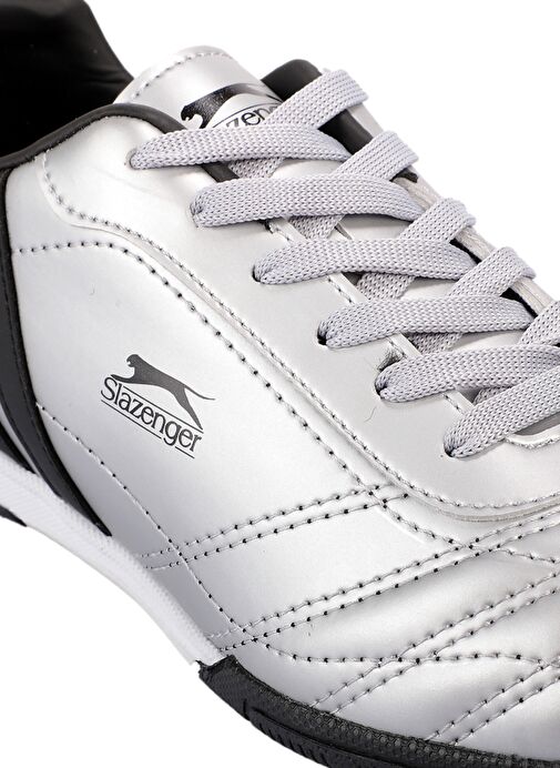 Slazenger HENRIK HS Erkek Çocuk Futbol Ayakkabı Gri / Siyah - Görsel 5