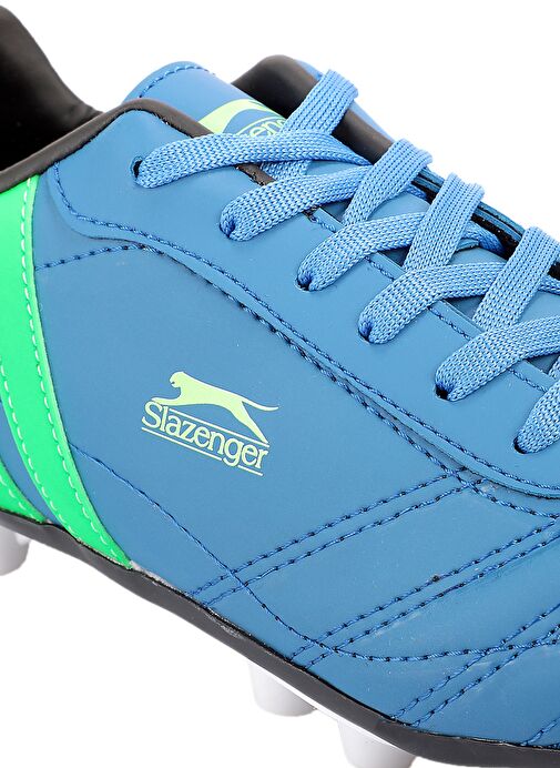 Slazenger HENRIK KR Erkek Futbol Ayakkabı Saks Mavi / Yeşil - Görsel 5