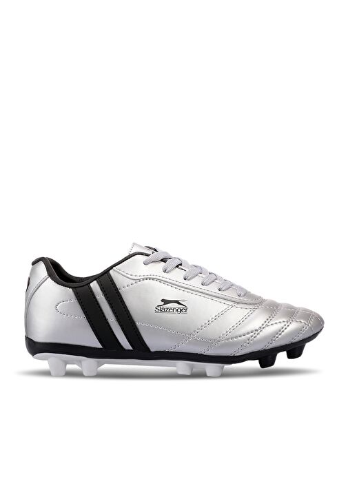 Slazenger HENRIK KR Erkek Çocuk Futbol Ayakkabı Gri / Siyah - Görsel 2