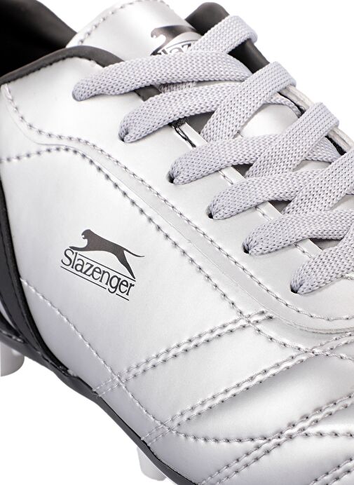 Slazenger HENRIK KR Erkek Çocuk Futbol Ayakkabı Gri / Siyah - Görsel 5