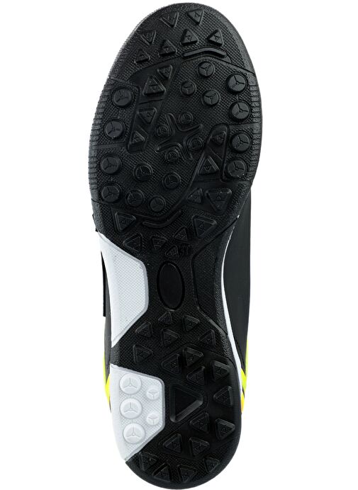 Slazenger HUGO HS Erkek Futbol Ayakkabı Siyah / Sarı - Görsel 8
