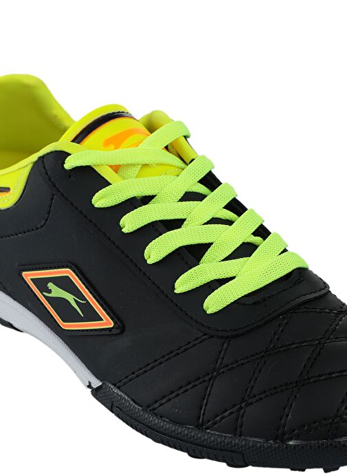 Slazenger HUGO HS Erkek Futbol Ayakkabı Siyah / Sarı - Görsel 5