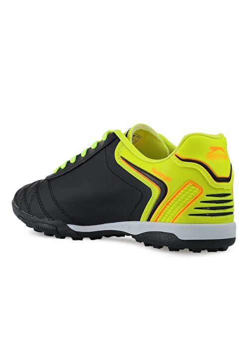 Slazenger HUGO HS Erkek Çocuk Futbol Ayakkabı Siyah / Sarı - Görsel 4
