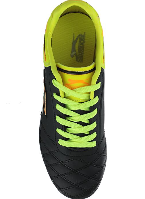 Slazenger HUGO HS Erkek Çocuk Futbol Ayakkabı Siyah / Sarı - Görsel 6