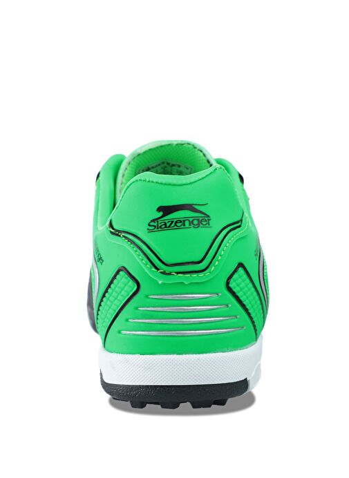Slazenger HUGO HS Erkek Çocuk Futbol Ayakkabı Siyah / Yeşil - Görsel 7