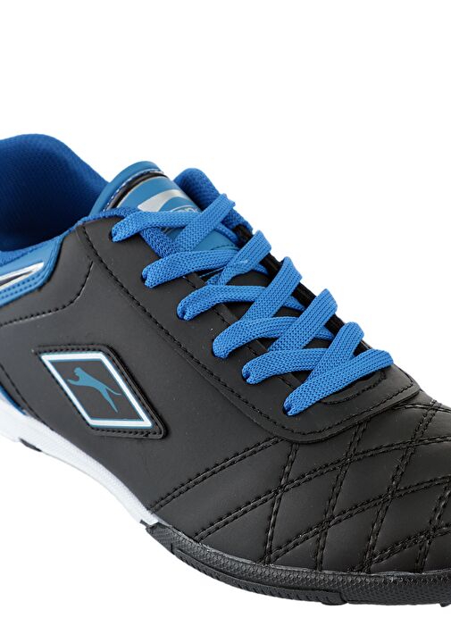 Slazenger HUGO HS Erkek Çocuk Futbol Ayakkabı Siyah / Mavi - Görsel 5