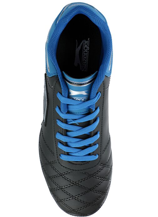 Slazenger HUGO HS Erkek Çocuk Futbol Ayakkabı Siyah / Mavi - Görsel 6