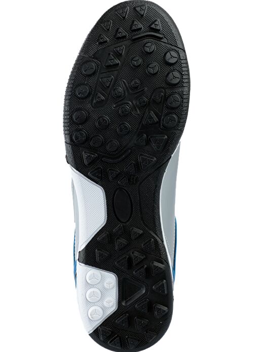 Slazenger HUGO HS Erkek Çocuk Futbol Ayakkabı Gri / Mavi - Görsel 8