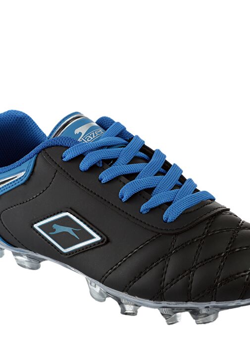 Slazenger HUGO KR Erkek Futbol Ayakkabı Siyah / Mavi - Görsel 5