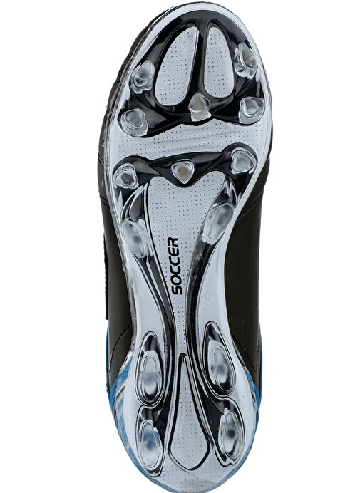 Slazenger HUGO KR Erkek Futbol Ayakkabı Siyah / Mavi - Görsel 6