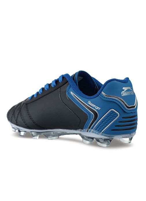 Slazenger HUGO KR Erkek Futbol Ayakkabı Siyah / Mavi - Görsel 4