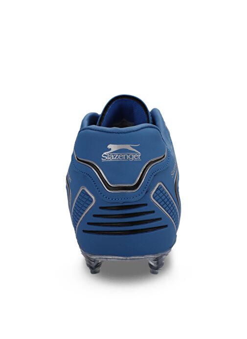 Slazenger HUGO KR Erkek Çocuk Futbol Ayakkabı Gri / Mavi - Görsel 7
