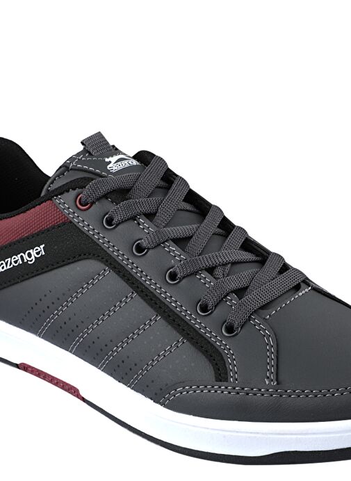 Slazenger CANCER I Erkek Sneaker Ayakkabı Koyu Gri - Görsel 5