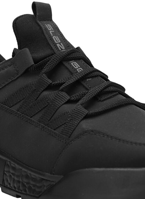 Slazenger ADAMO I Erkek Sneaker Ayakkabı Siyah / Siyah - Görsel 5