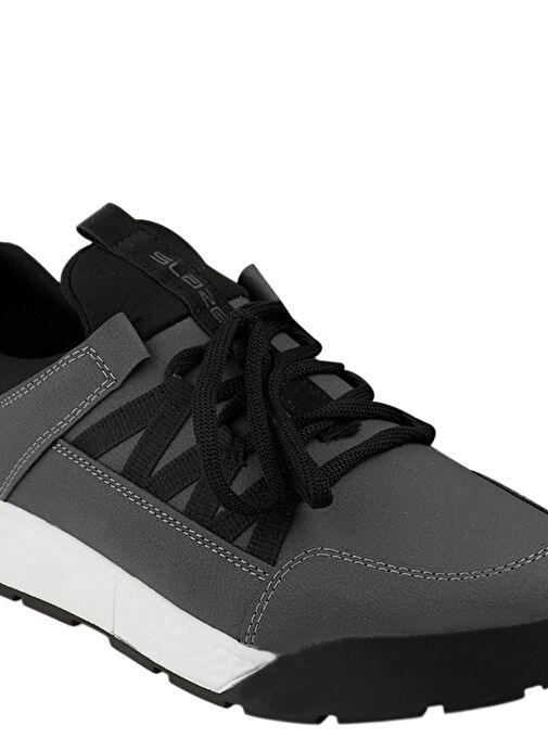 Slazenger ADAMO I Erkek Sneaker Ayakkabı Koyu Gri - Görsel 5