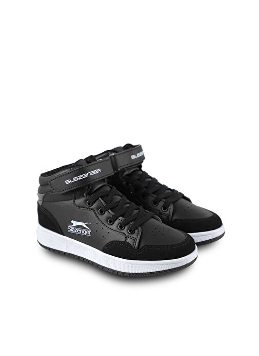 Slazenger PACE Erkek Çocuk Sneaker Ayakkabı Siyah / Beyaz - Görsel 3