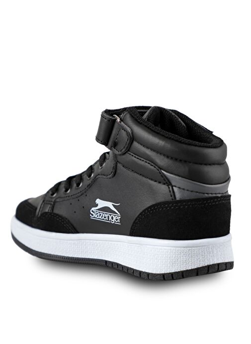 Slazenger PACE Erkek Çocuk Sneaker Ayakkabı Siyah / Beyaz - Görsel 4