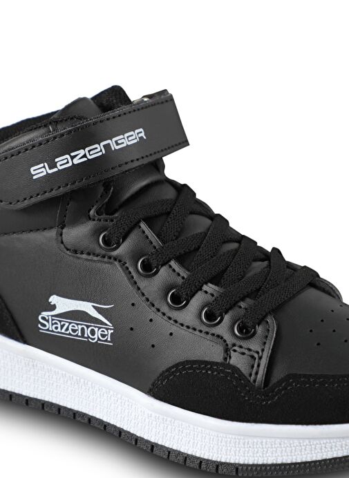 Slazenger PACE Erkek Çocuk Sneaker Ayakkabı Siyah / Beyaz - Görsel 5
