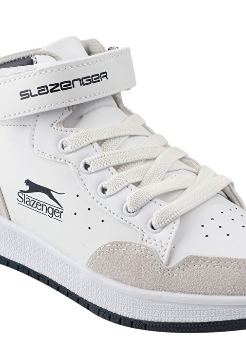 Slazenger PACE Unisex Çocuk Sneaker Ayakkabı Beyaz - Görsel 5