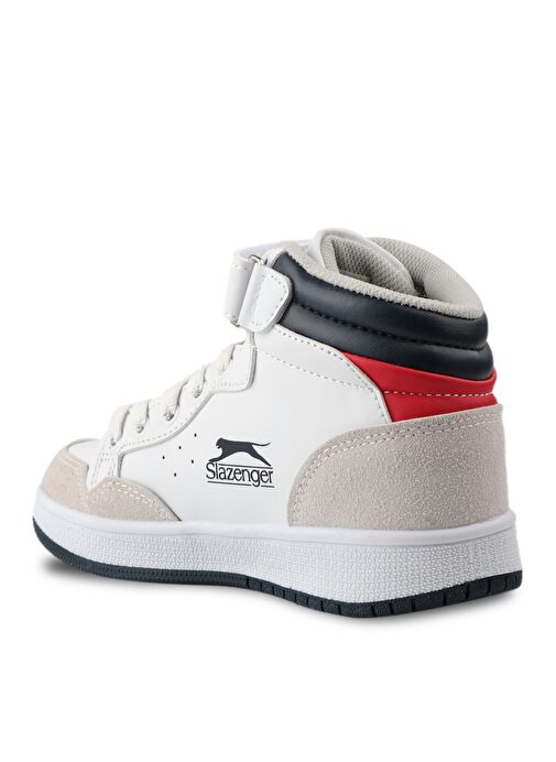 Slazenger PACE Unisex Çocuk Sneaker Ayakkabı Beyaz - Görsel 4