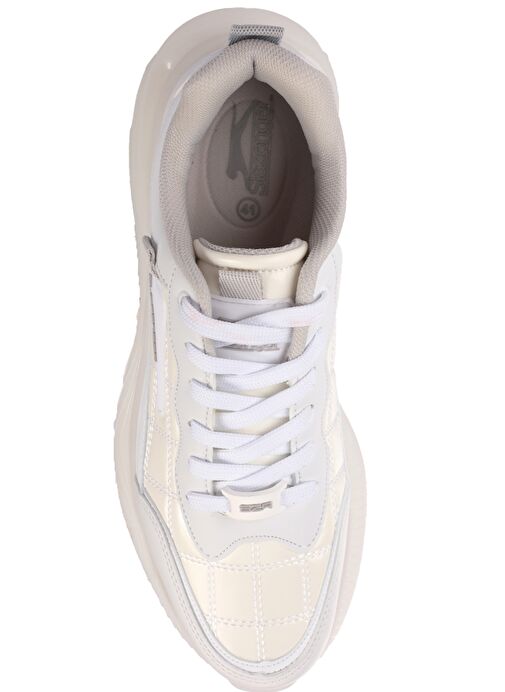 Slazenger ZARKO I Erkek Sneaker Ayakkabı Beyaz Rugan - Görsel 6