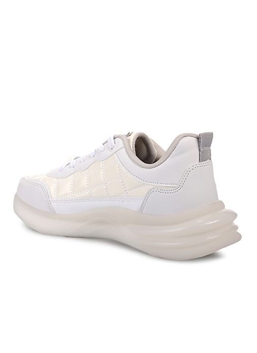 Slazenger ZARKO I Erkek Sneaker Ayakkabı Beyaz Rugan - Görsel 4