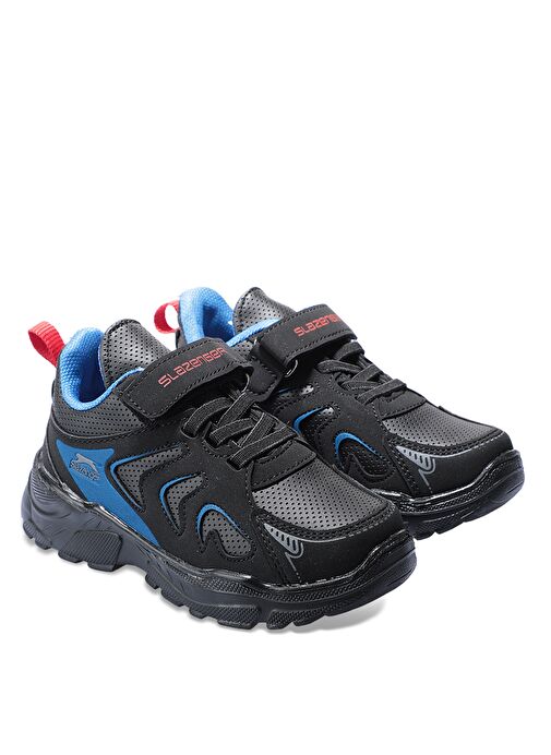 Slazenger KANEVA I Erkek Çocuk Sneaker Ayakkabı Siyah / Siyah - Görsel 3