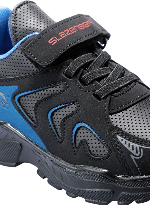Slazenger KANEVA I Erkek Çocuk Sneaker Ayakkabı Siyah / Siyah - Görsel 5