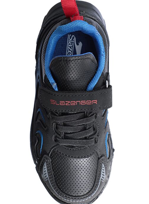 Slazenger KANEVA I Erkek Çocuk Sneaker Ayakkabı Siyah / Siyah - Görsel 6