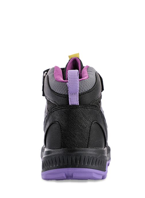 Slazenger KEPHAS IN Unisex Çocuk Bot Siyah / Mor - Görsel 7