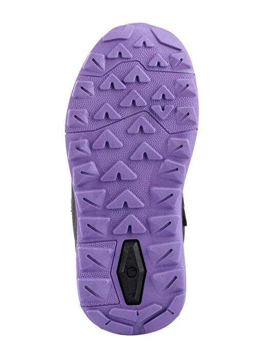 Slazenger KEPHAS IN Unisex Çocuk Bot Siyah / Mor - Görsel 8