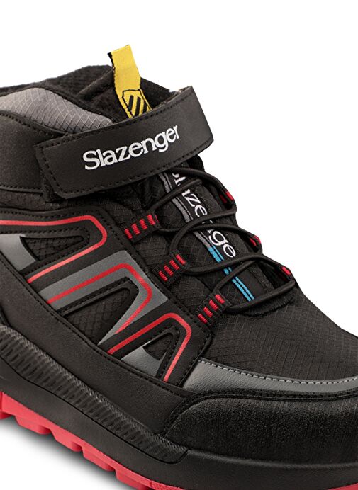 Slazenger KEPHAS IN Unisex Çocuk Bot Siyah / Kırmızı - Görsel 5