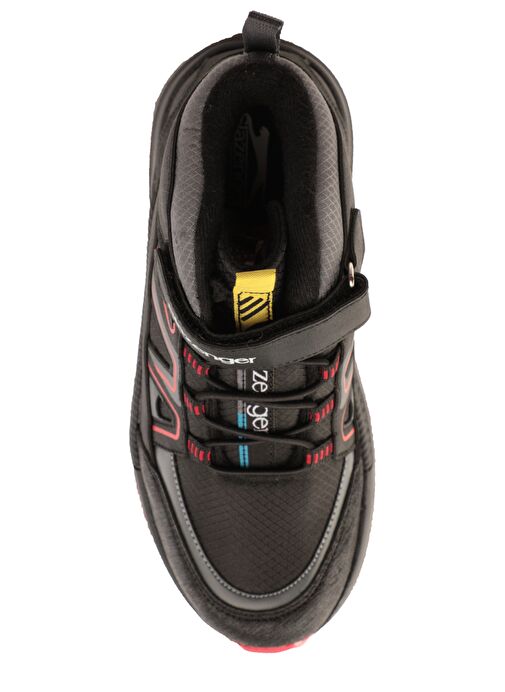 Slazenger KEPHAS IN Unisex Çocuk Bot Siyah / Kırmızı - Görsel 6