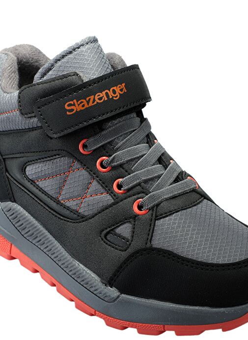 Slazenger KESHA Unisex Çocuk Bot Füme / Turuncu - Görsel 5